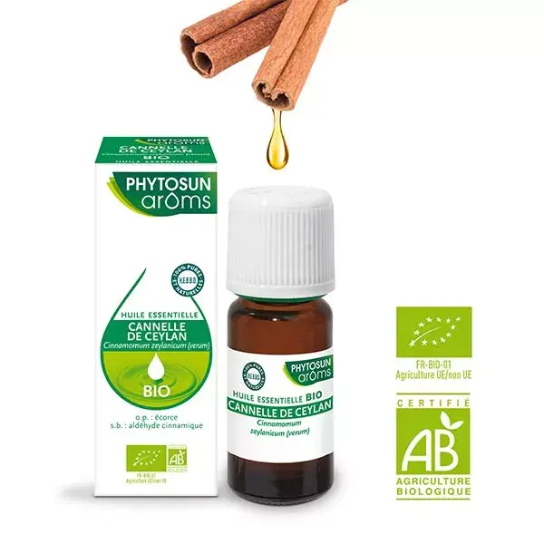 Óleo Essencial de Canela do Ceilão Orgânica Phytosun Arôms 5ml