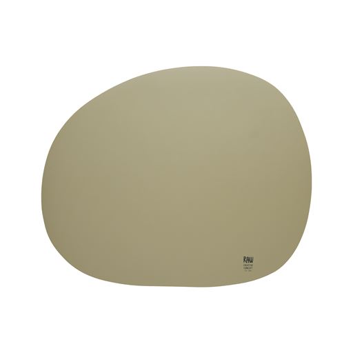 RAW Organic Dækkeserviet, Cream Brown, 33,5x41 cm