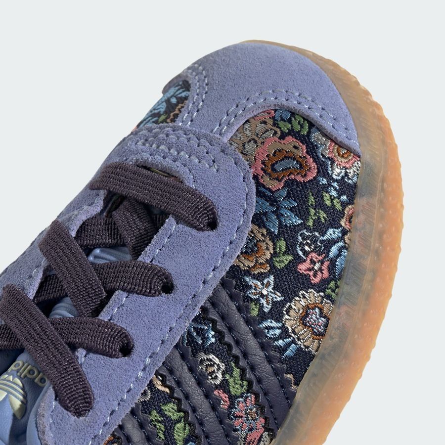 Adidas Original Chaussure à lacets élastiques Gazelle x Liberty London Comfort Closure Enfants