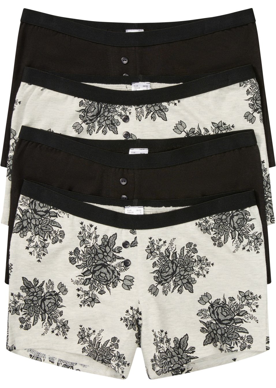 Lot de 4 boxers femme