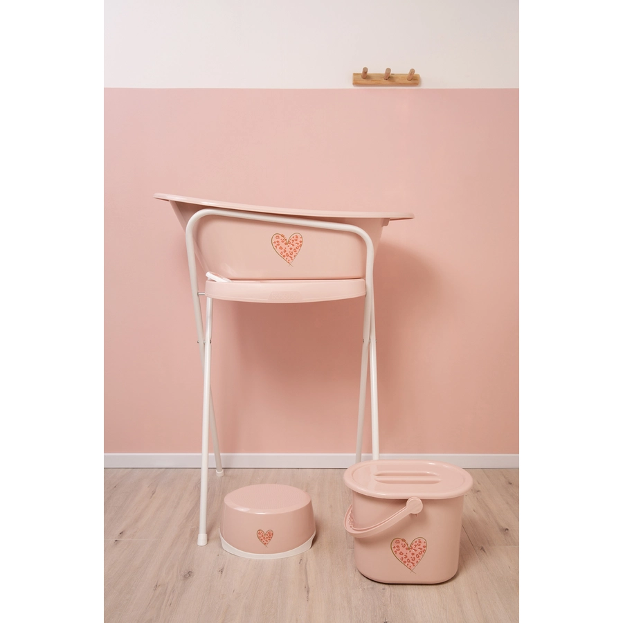 bébé-jou® Baby Badewanne Click Leopard Pink