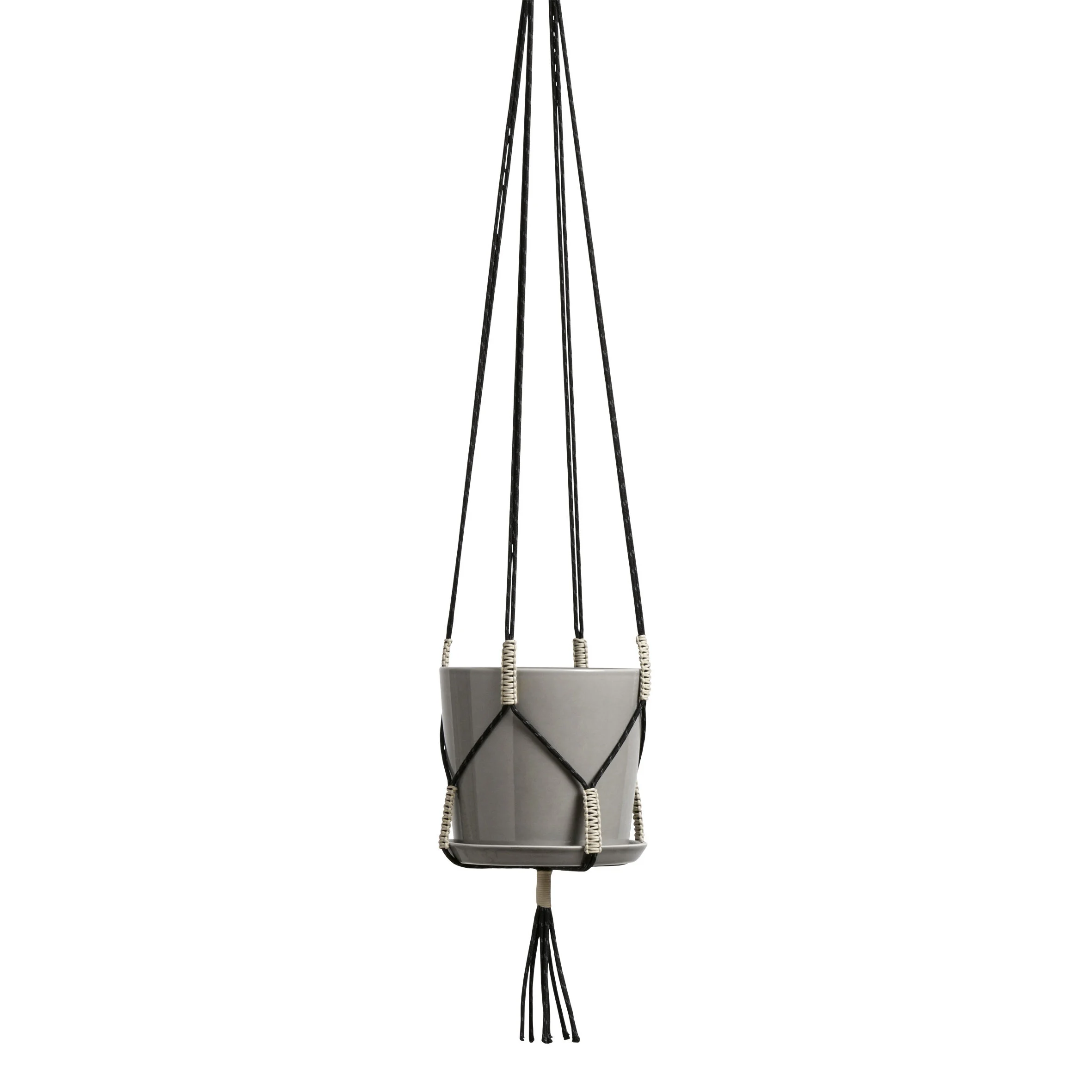 PHANTA - Support pour pot de fleurs tissu | Noir
