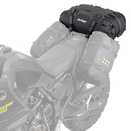 Sacoche de selle Kriega DRYPACK - US40 RACKPACK (28 à 40 litres) Universel - Noir