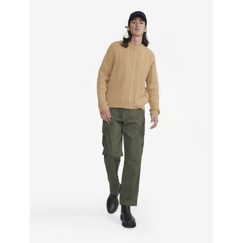 Pull Torsadé Col Rond - Pullover homme
