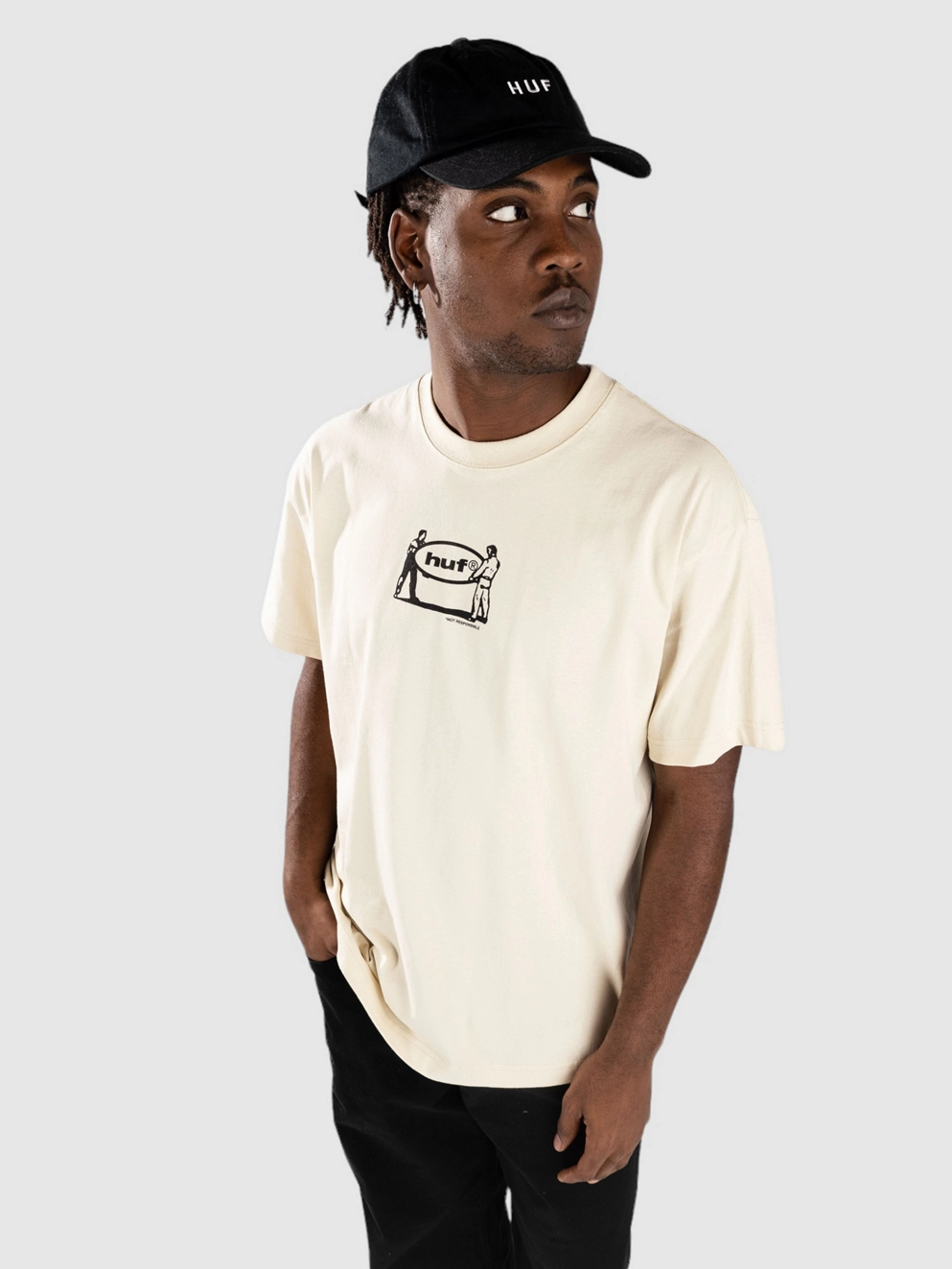 HUF Relocation T-Shirt stone