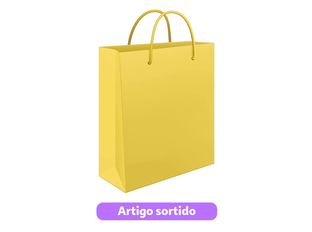 SACO DE PAPEL MITOS GRANDE 32X41X12CM CORES SORTIDAS