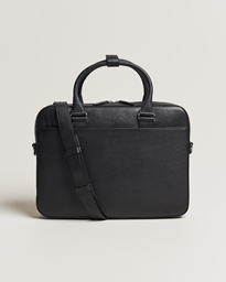 Tiger of Sweden Bosun Grained Leather Briefcase Brown
