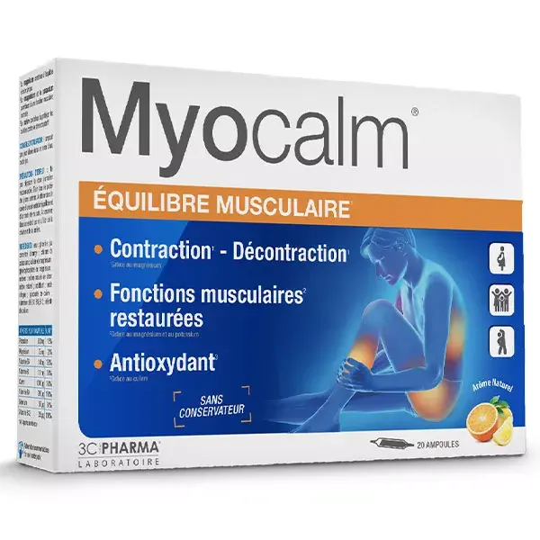 3C Pharma Myocalm Muscle Balance 20 ampolas