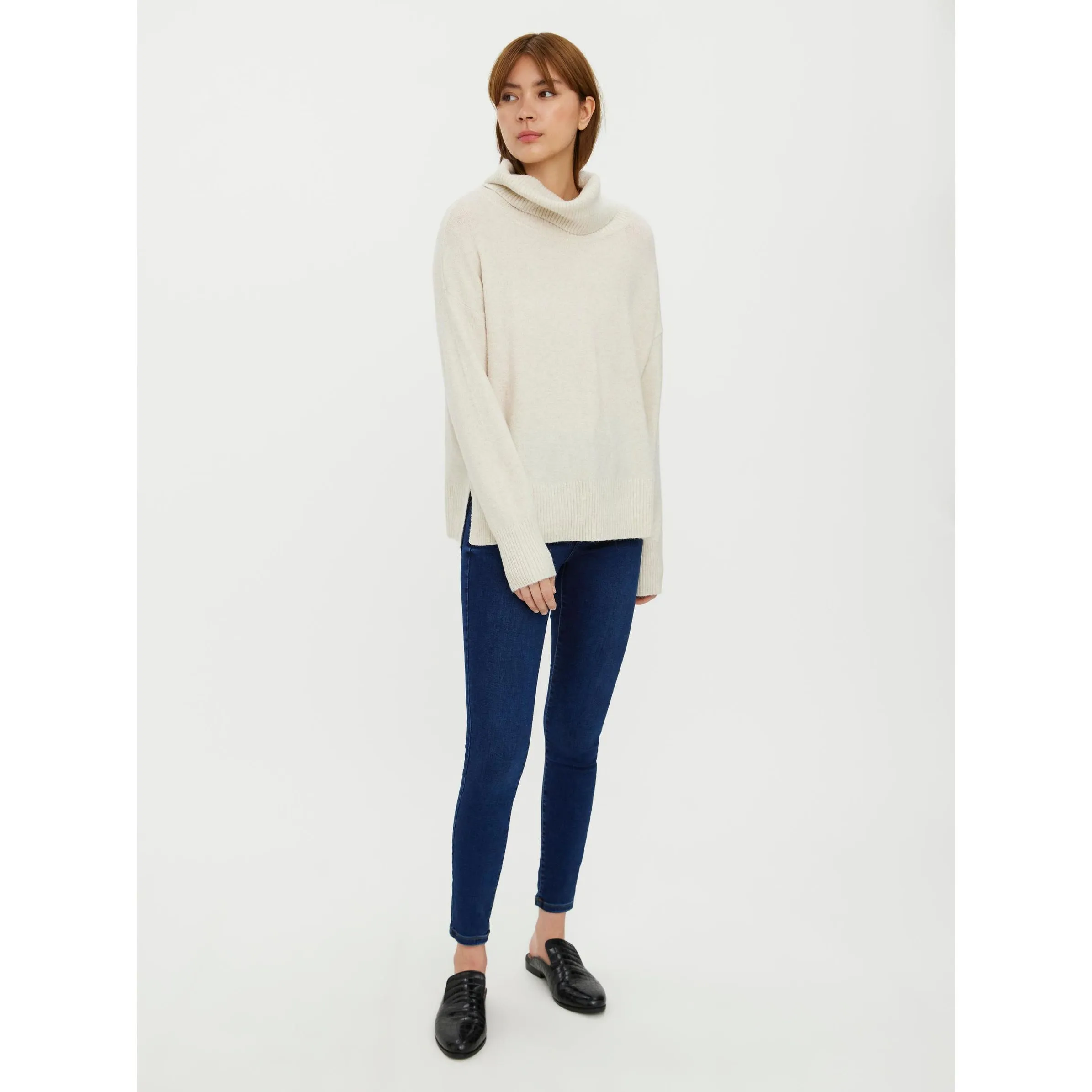 Vero Moda VMDOFFY LS COWLNECK B Pullover