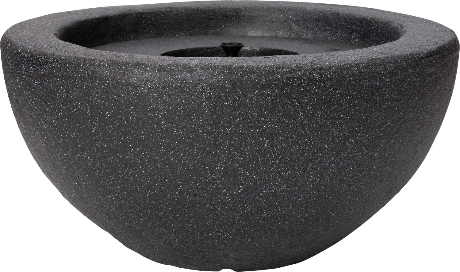 Intratuin solar waterornament zwart D 50 H 24,5 cm