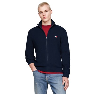Sweatshirt zippé homme Tjm Slim Xs Badge TOMMY HILFIGER