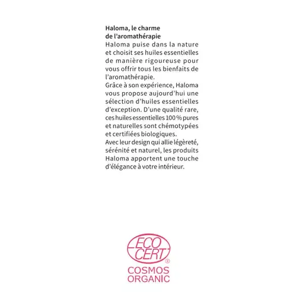 Óleo Essencial de Pau-rosa Orgânico Haloma 10ml