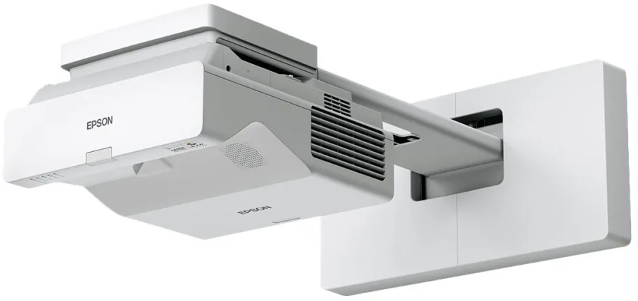Epson EB-760W - 3-LCD-projektor - 4100 lm (hvid) - 4100 lm (farve) - 16:10 - Ultra Short-Throw-Objektiv - 802.11a/b/g/n/ac Wireless / LAN/ Miracast - hvid