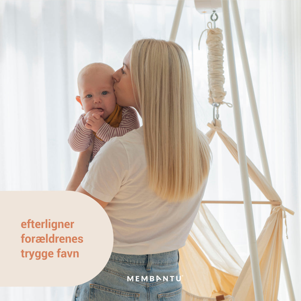 Køb MEMBANTU Sage Green Organic Baby Slyngevugge Basic