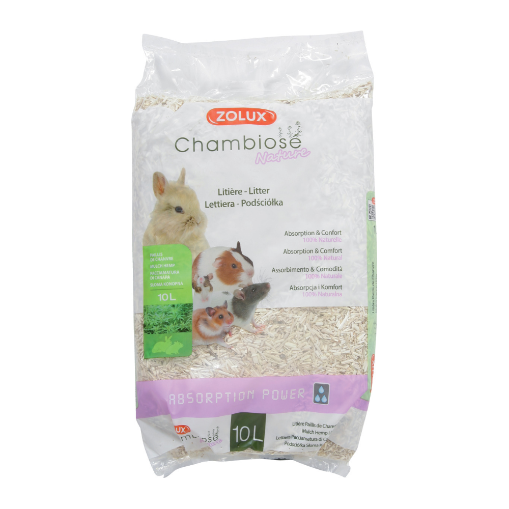 Litière végétale naturelle chambiose (lot de 4)