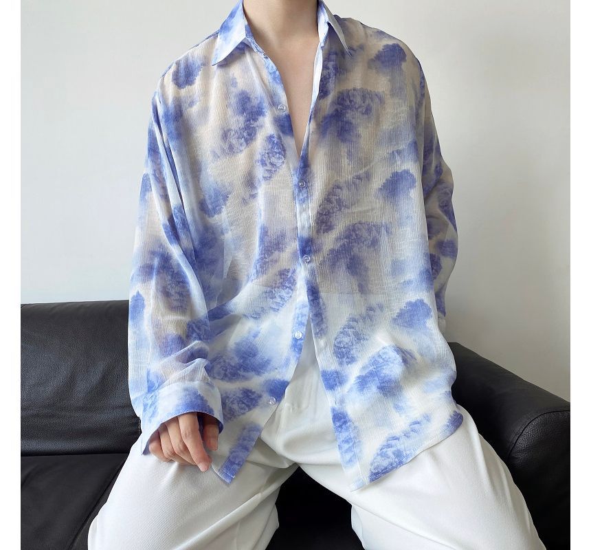 Bjorn - Tie Dye Sheer Shirt