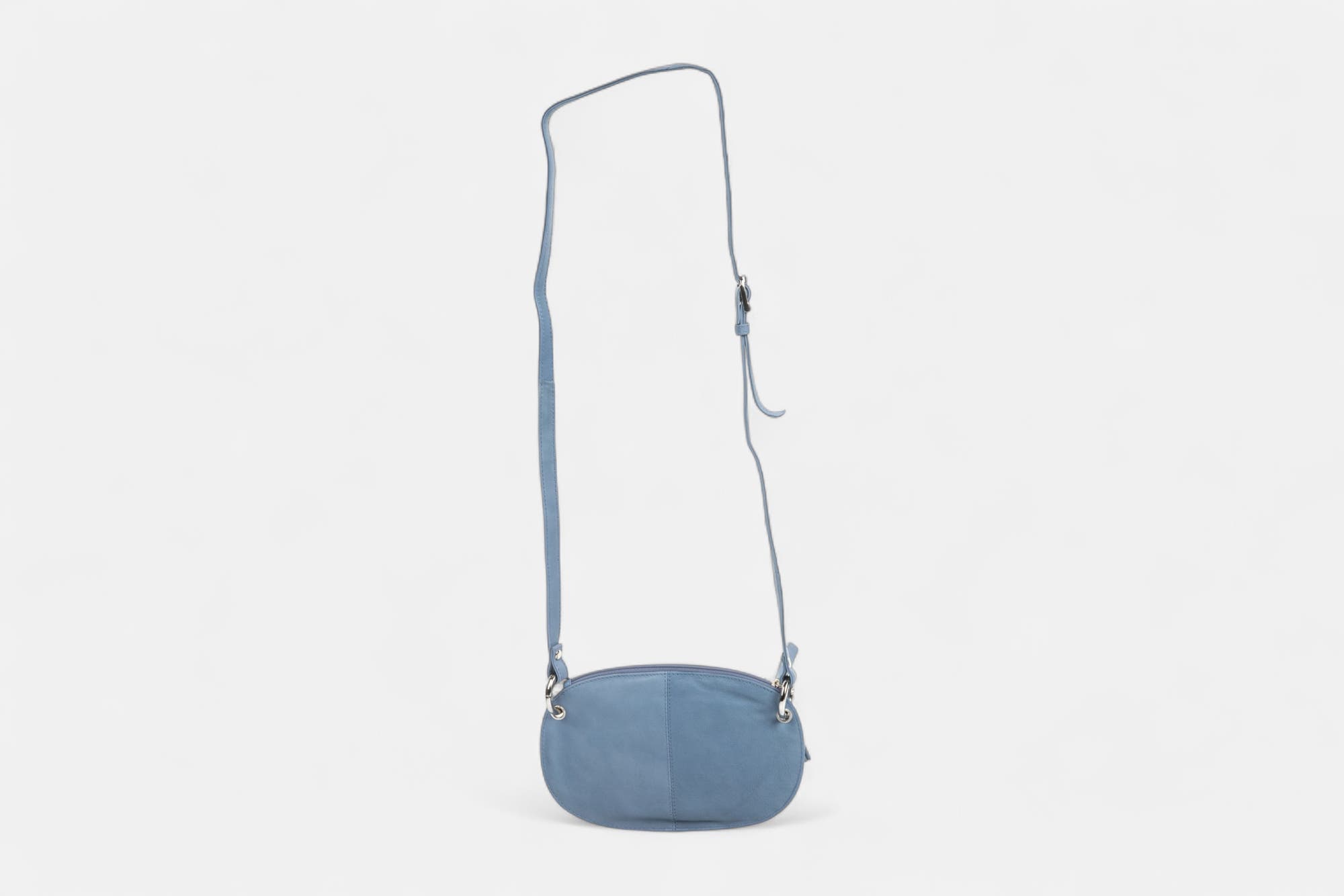 Sac bandoulière en cuir jeans