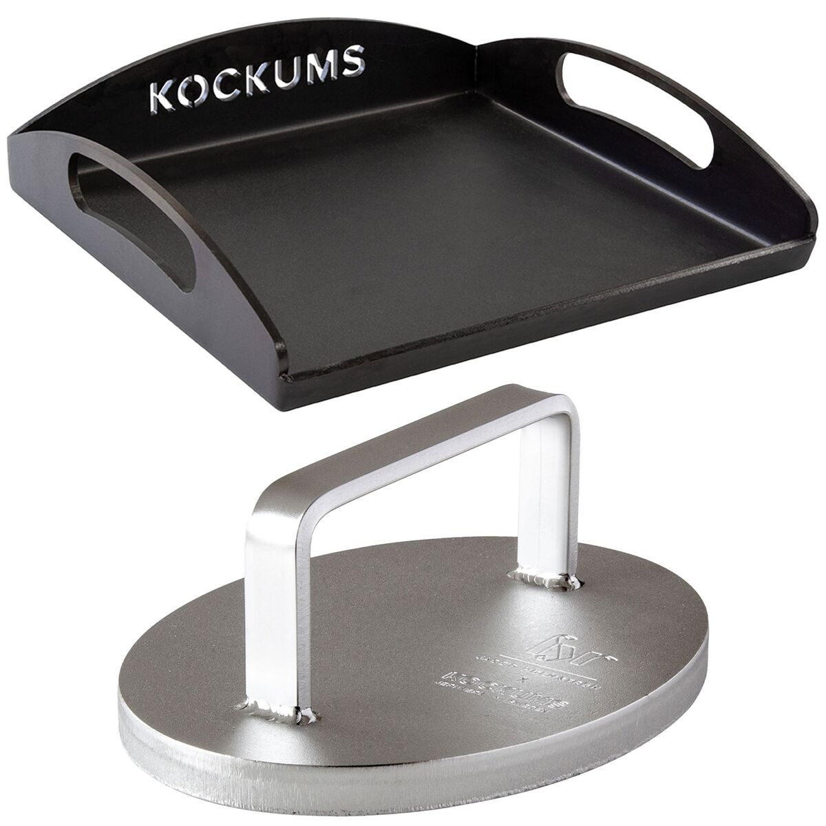 Kockums Jernverk Stekeplate med grillvekt
