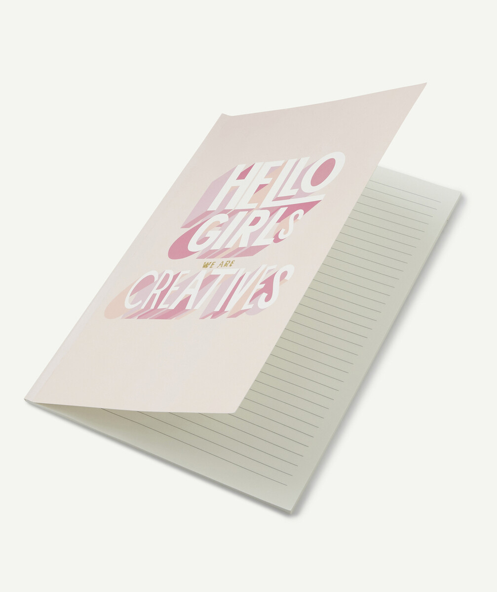 LE CAHIER ROSE À LIGNES