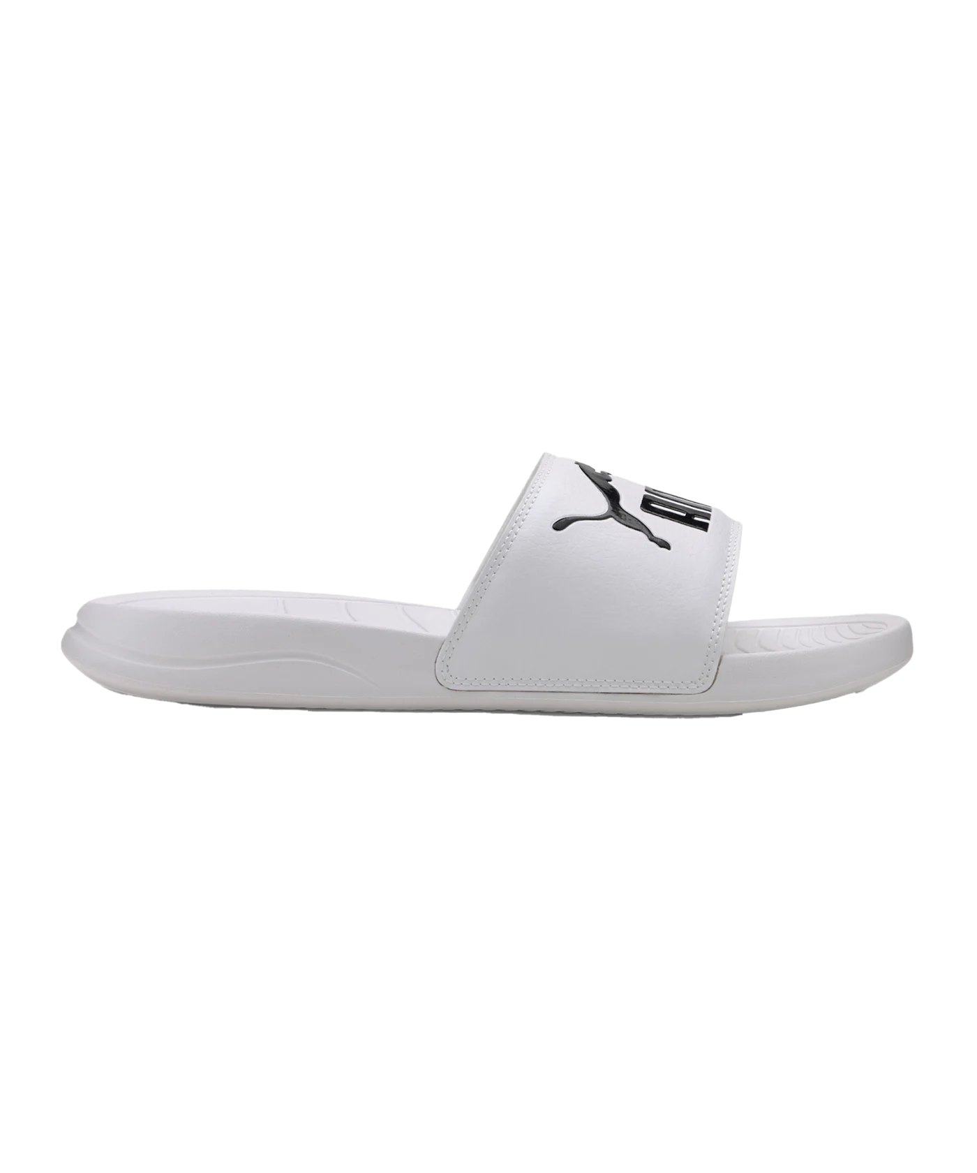 PUMA Popcat 20 Badelatsche Weiss Schwarz F02