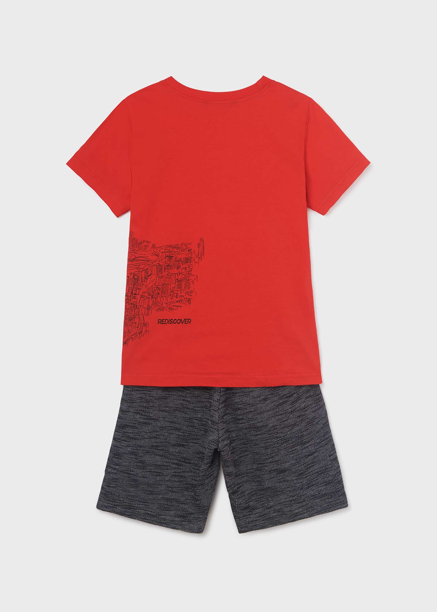Conjunto de algodão de duas peças para meninos