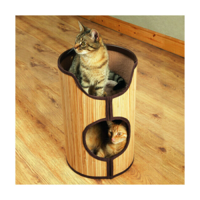 Arbre à chat Tour en bambou Rosewood pour chat