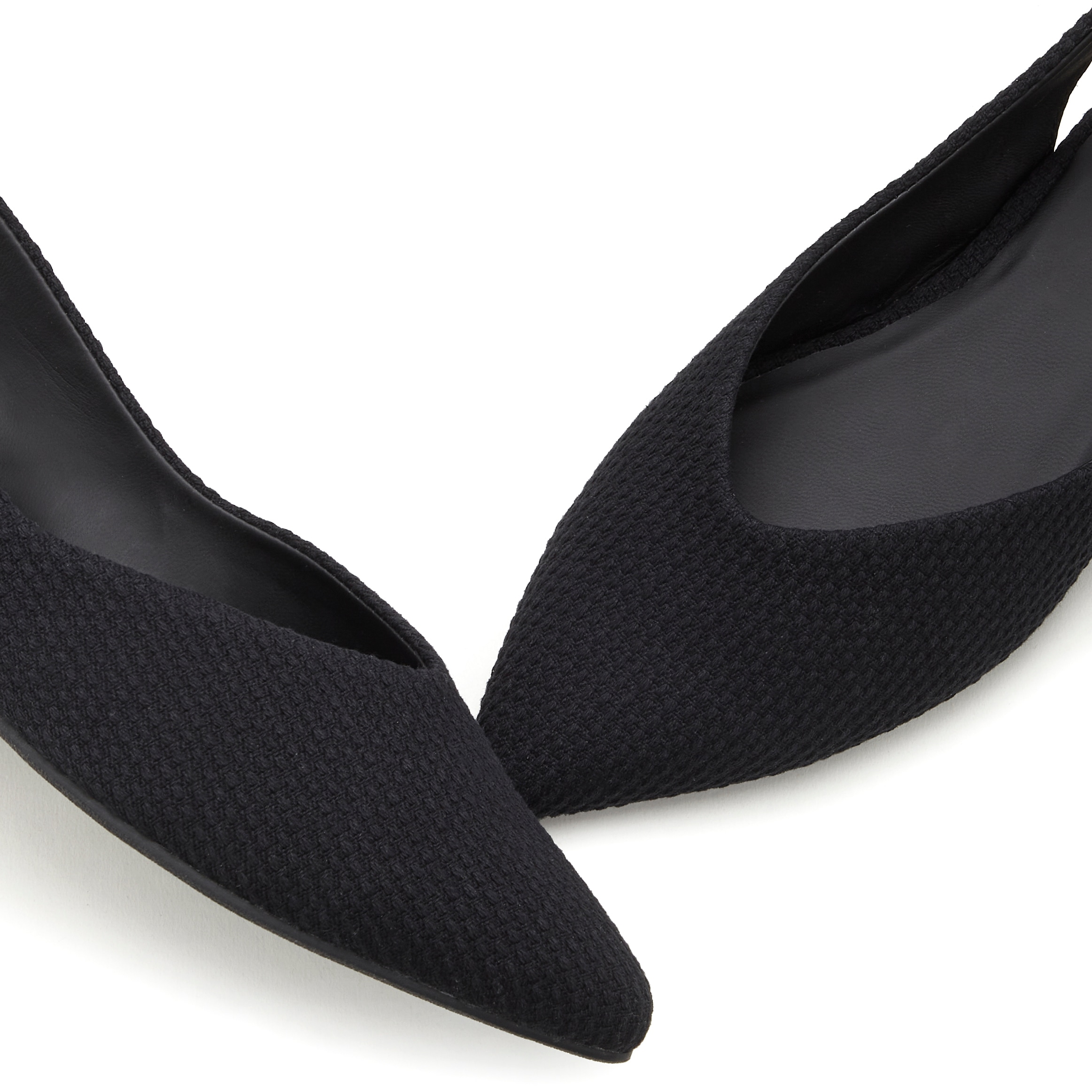 LASCANA Ballerina  , Sling-Ballerina mit elastischem Riemchen aus Textil VEGAN