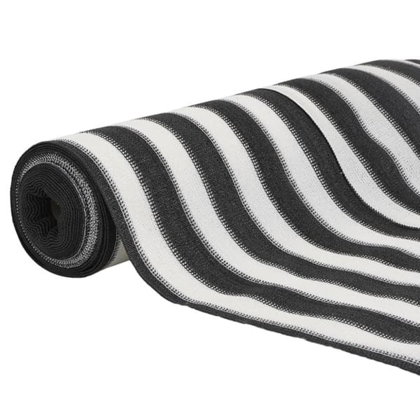 vidaXL Skjermnett antrasitt og hvit 1,2x10 m HDPE 75 g/m²