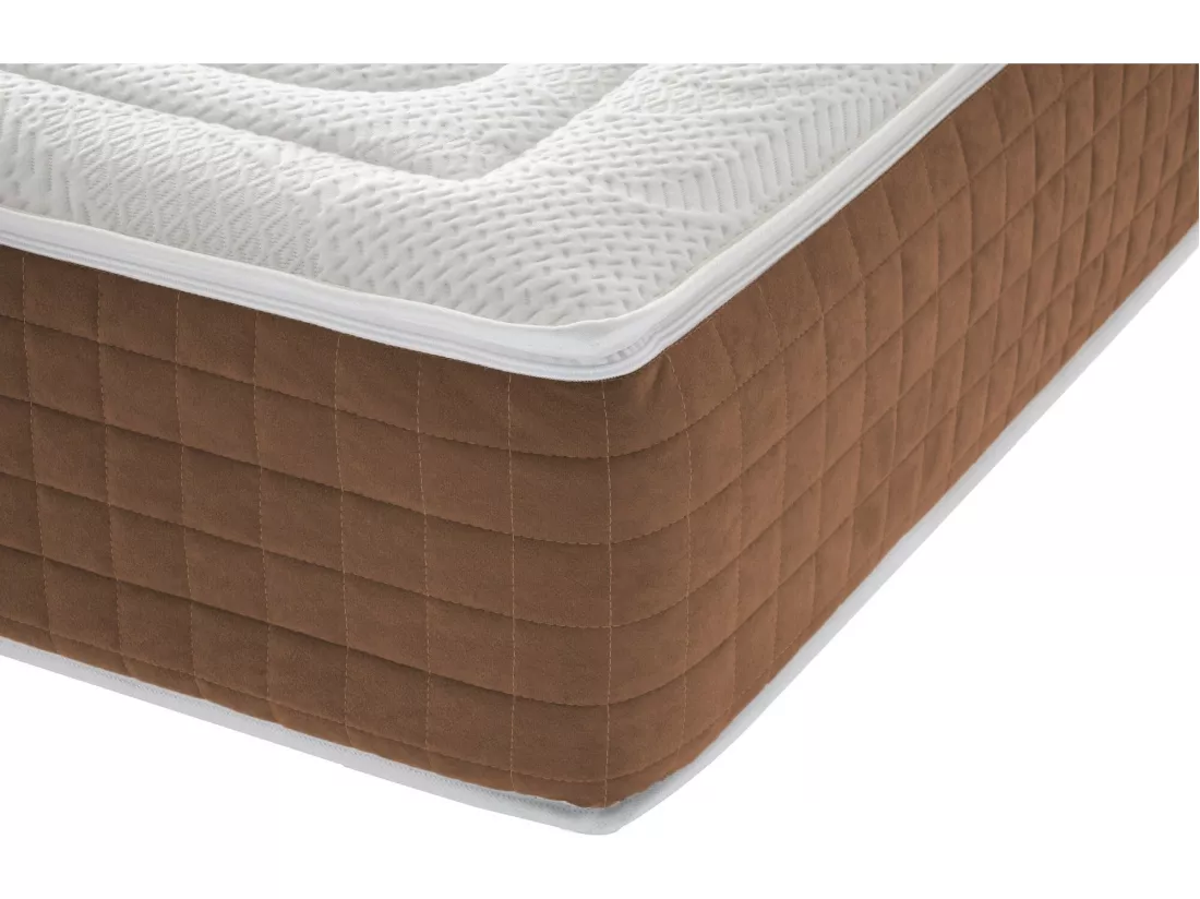 Matelas à mémoire de forme avec 5 cm de mémoire - Hauteur 25 cm - AMOVIBLE 180x200 cm