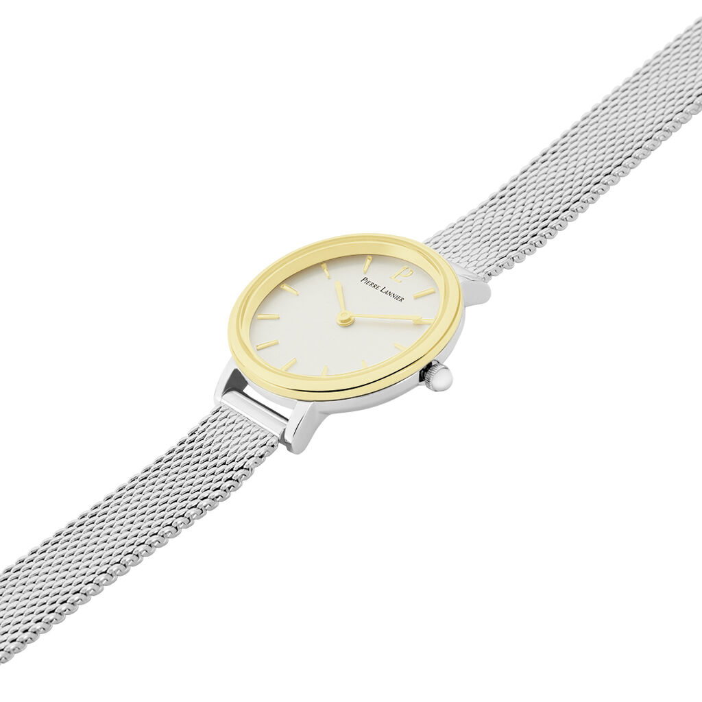 Montre Lannier Pierre Nova Acier Argenté
