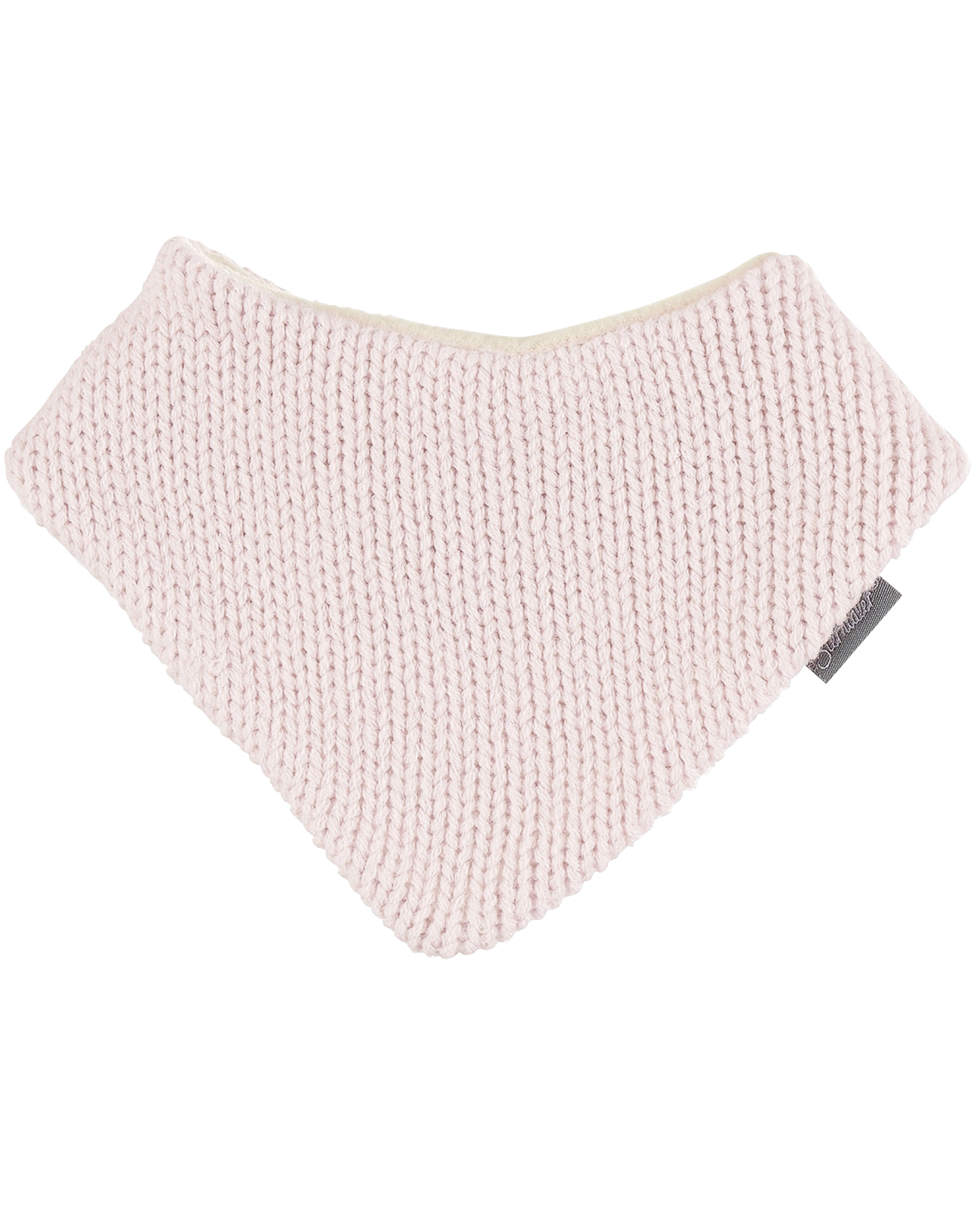 Dreieckstuch KUSCHEL - RIPPSTRICK MIDI in rosa