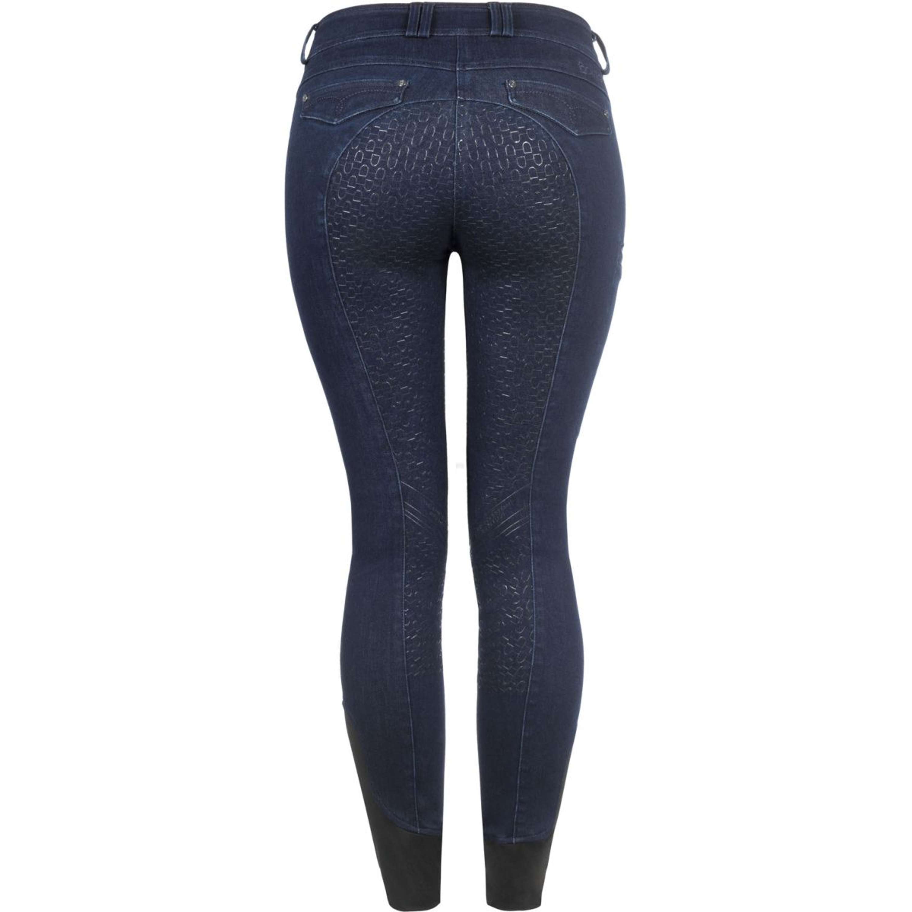 Cavallo Rijbroek Cavalcoline Full Grip Blauw Denim