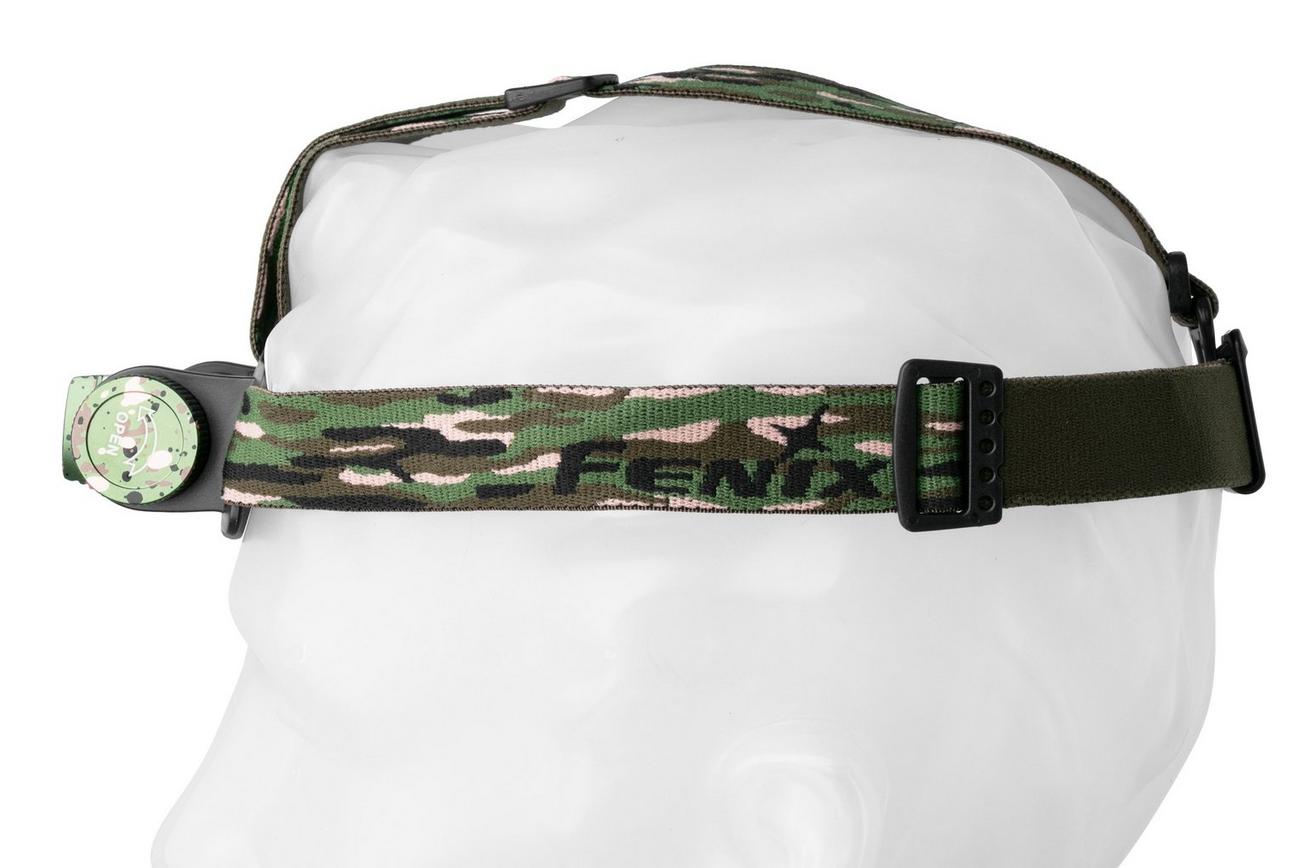 Fenix HM60R Camo oplaadbare hoofdlamp, 1200 lumen