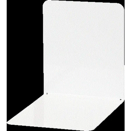 Maul Buchstützen aus Metall, breit, 14 x 12 x 14 cm, weiß