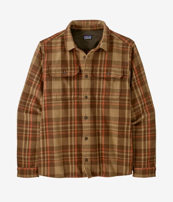 Patagonia Fjord Lofft Hemd (forested nest brown)