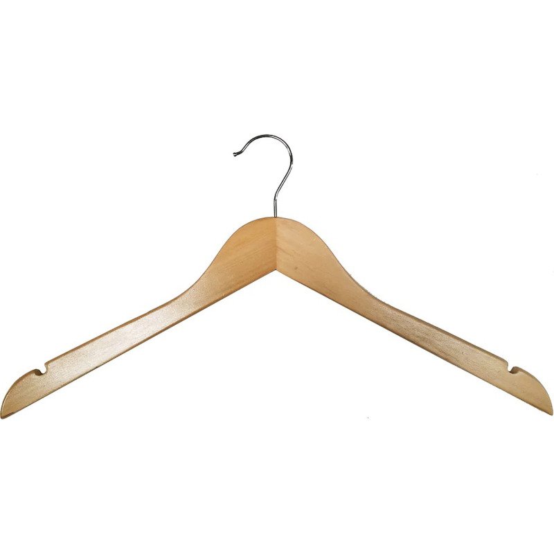 Lot 25 cintres en bois Unilux Vesta