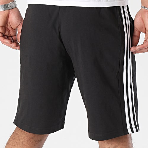 Short Jogging A Bandes 3 Stripes IC9382 Noir