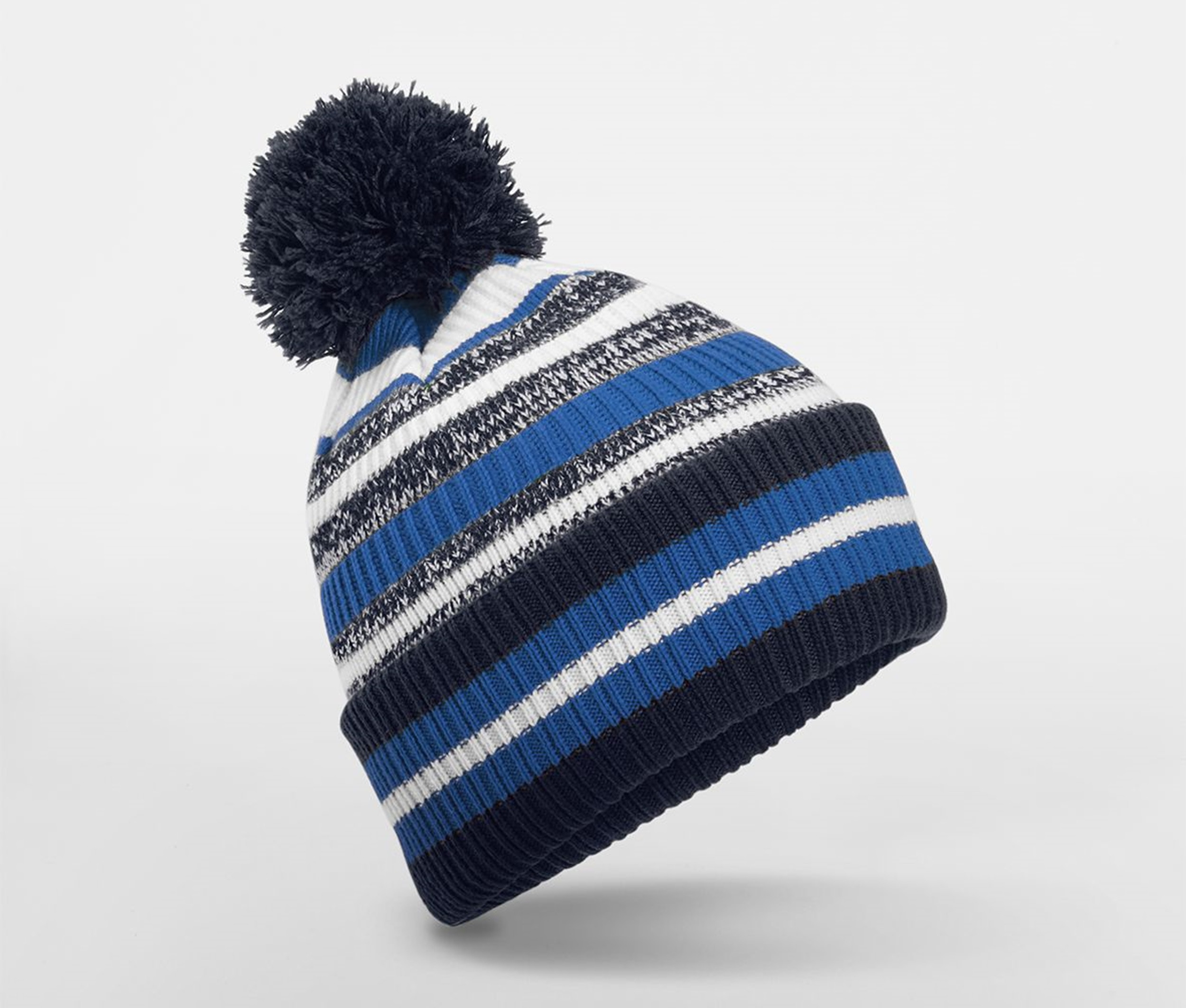 BEECHFIELD BF474R - Bonnet avec pompon pour supporters