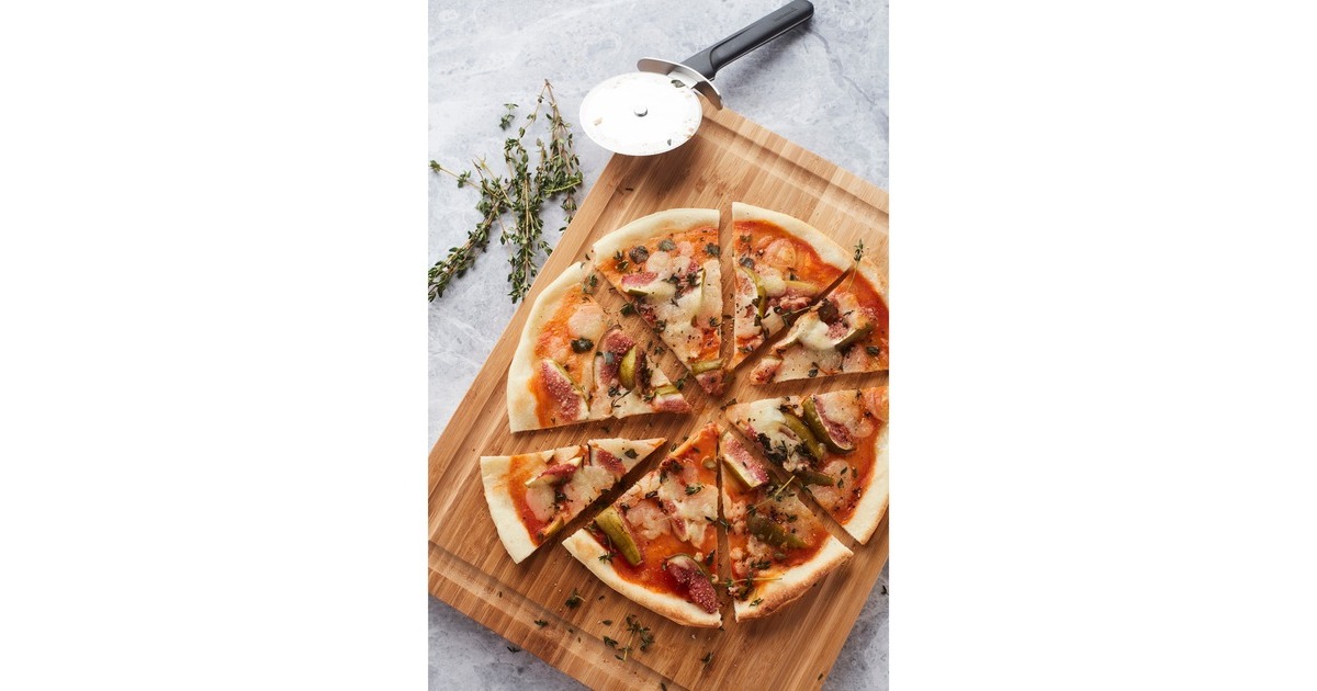 BarbecookOlivia pizzasnijder uit rvs mes  (Zwart/roestvrij staal)