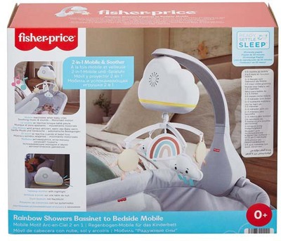 Fisher-Price Rainbow Showers Portabel Musikkuro med Spilledåse