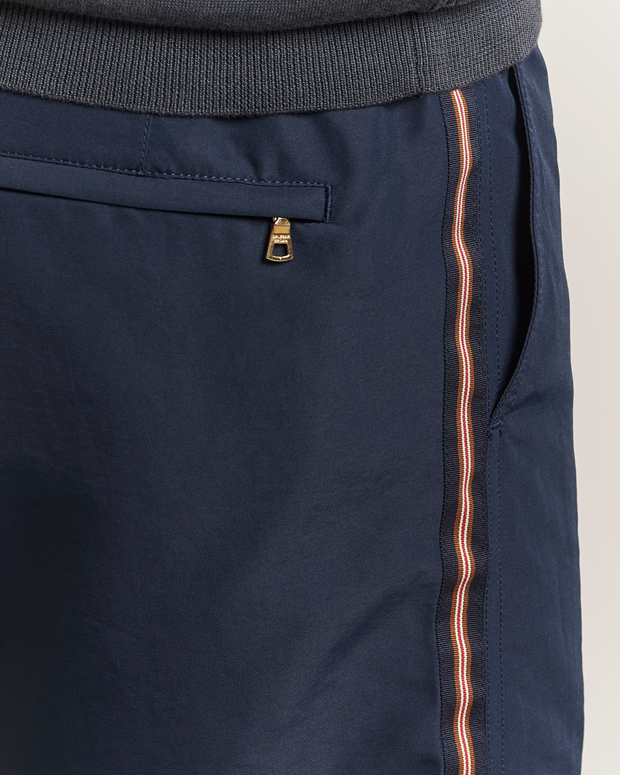 Orlebar Brown Bulldog Drawcord Stripe Swimshorts Night Iris