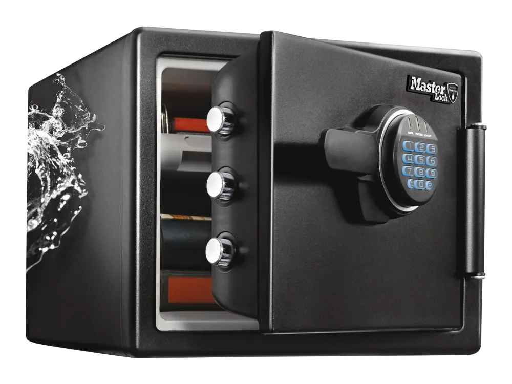Master Lock Large No. LFW082FTC - Pengeskab - solidt stål - sort