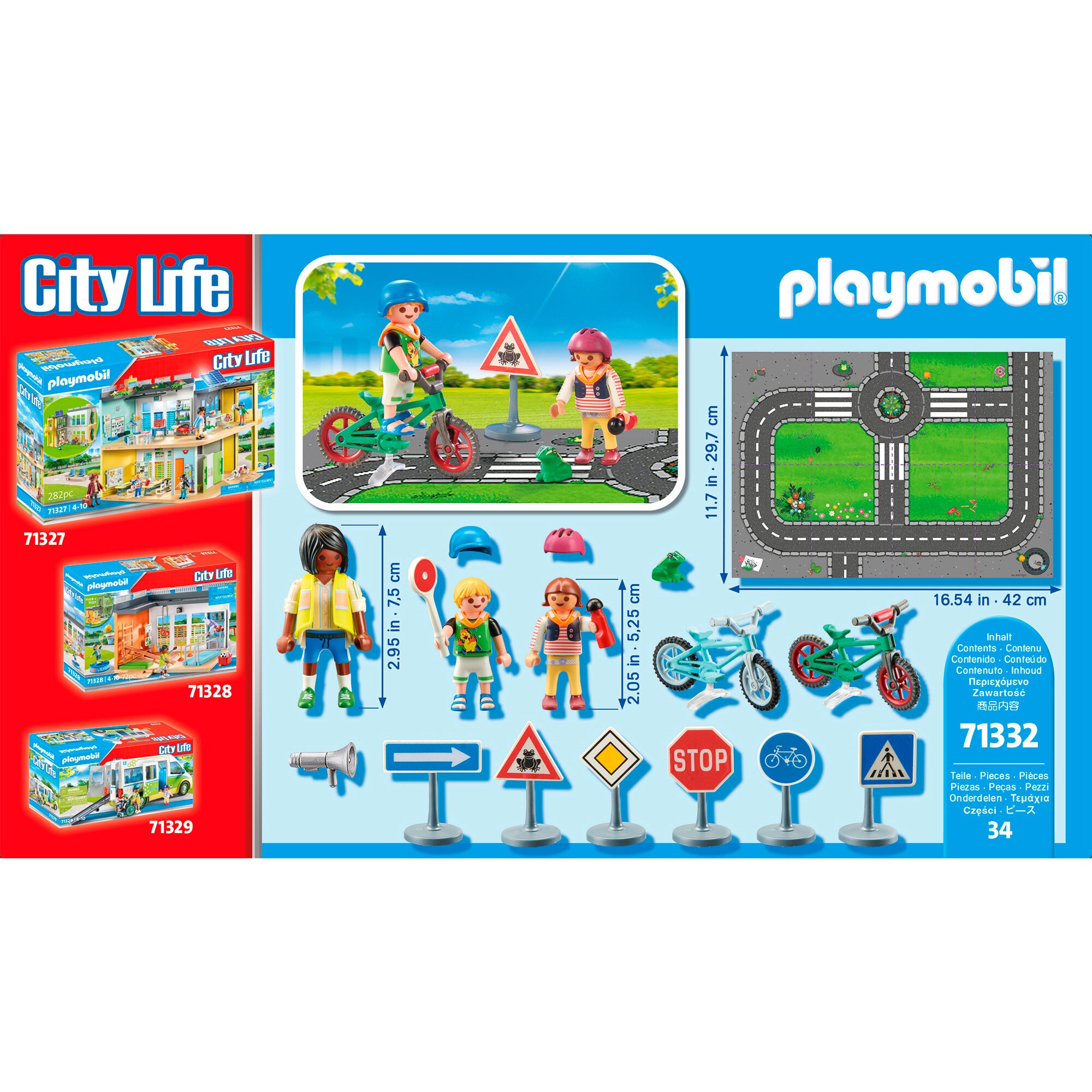 PLAYMOBIL Konstruktionsspielzeug City Life Fahrradparcours
