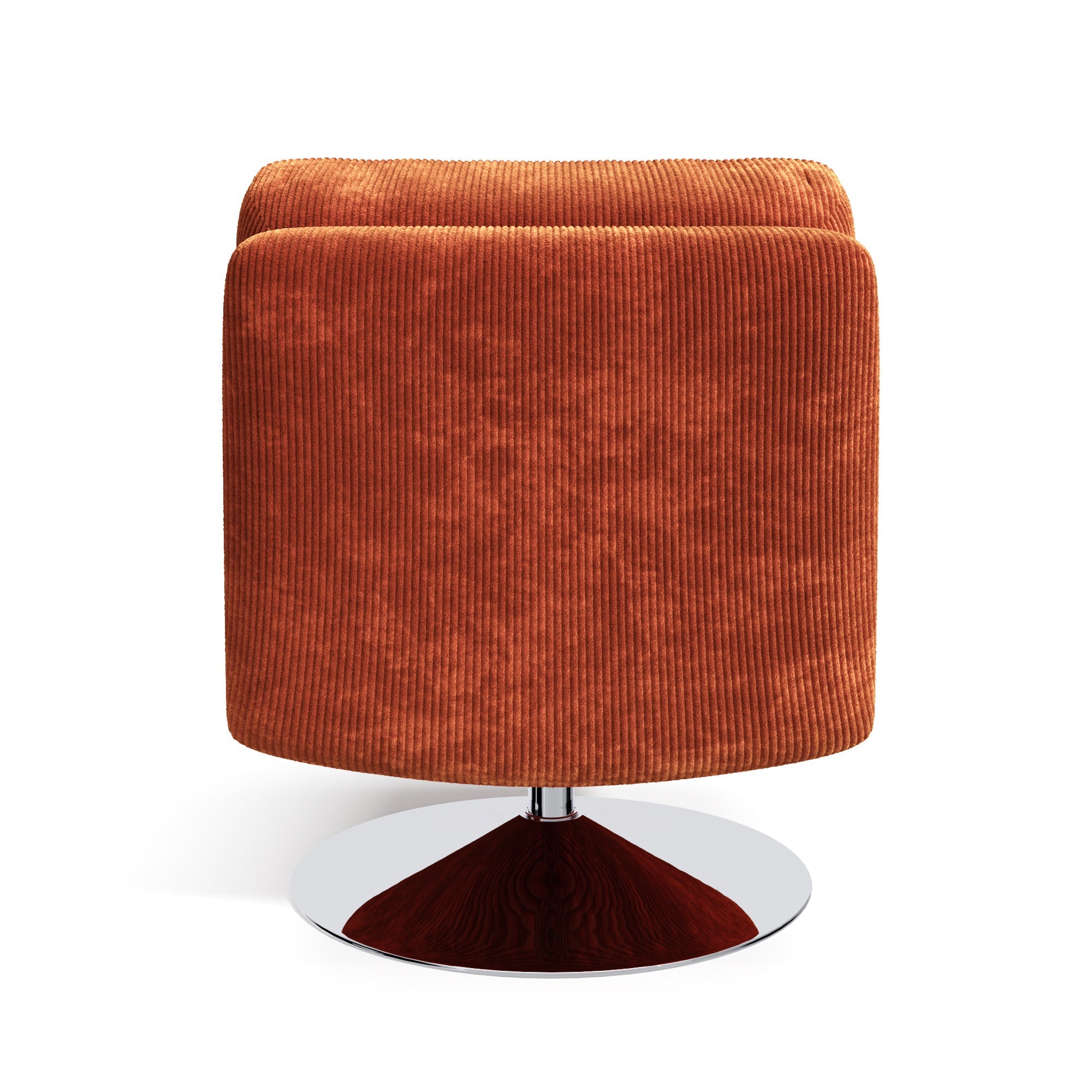 Fauteuil TIMELESS Corduroy retro oranje