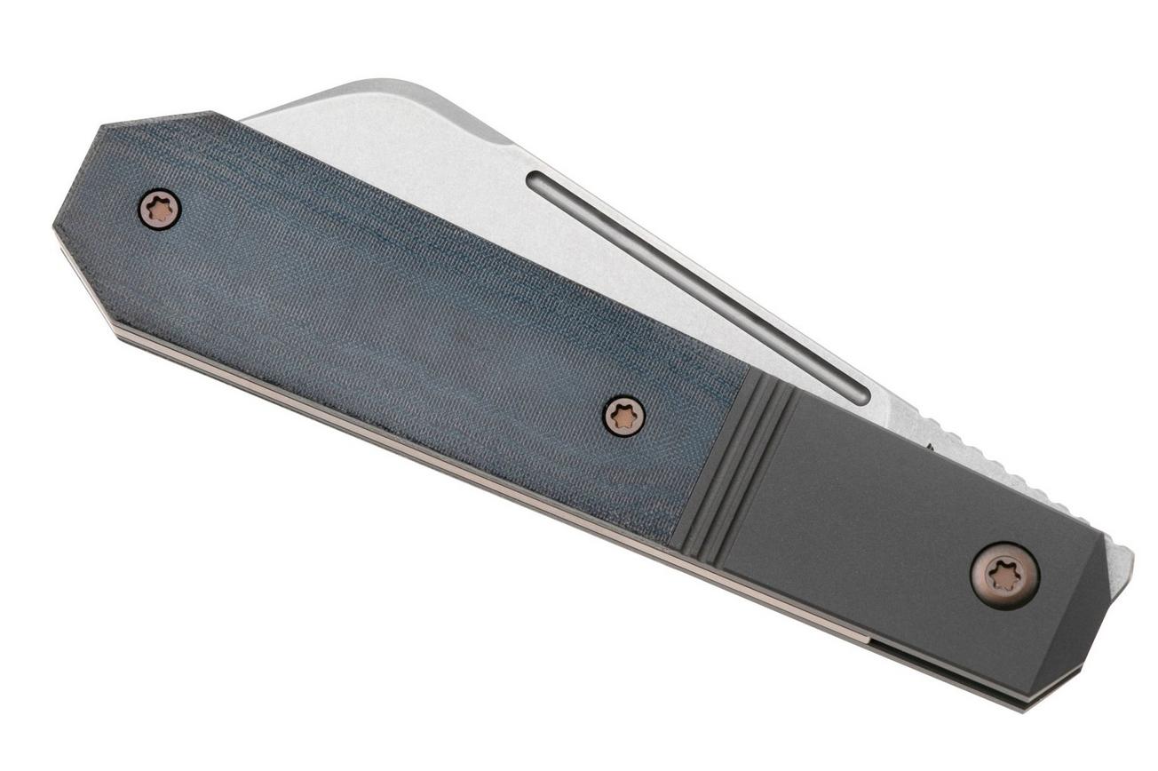 Jack Wolf After Hours Jack AFTER-02-LN-MC-BL Blue Linen Micarta, zakmes