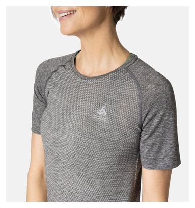 Maillot Manches Courtes Odlo Essential Seamless Femme Gris