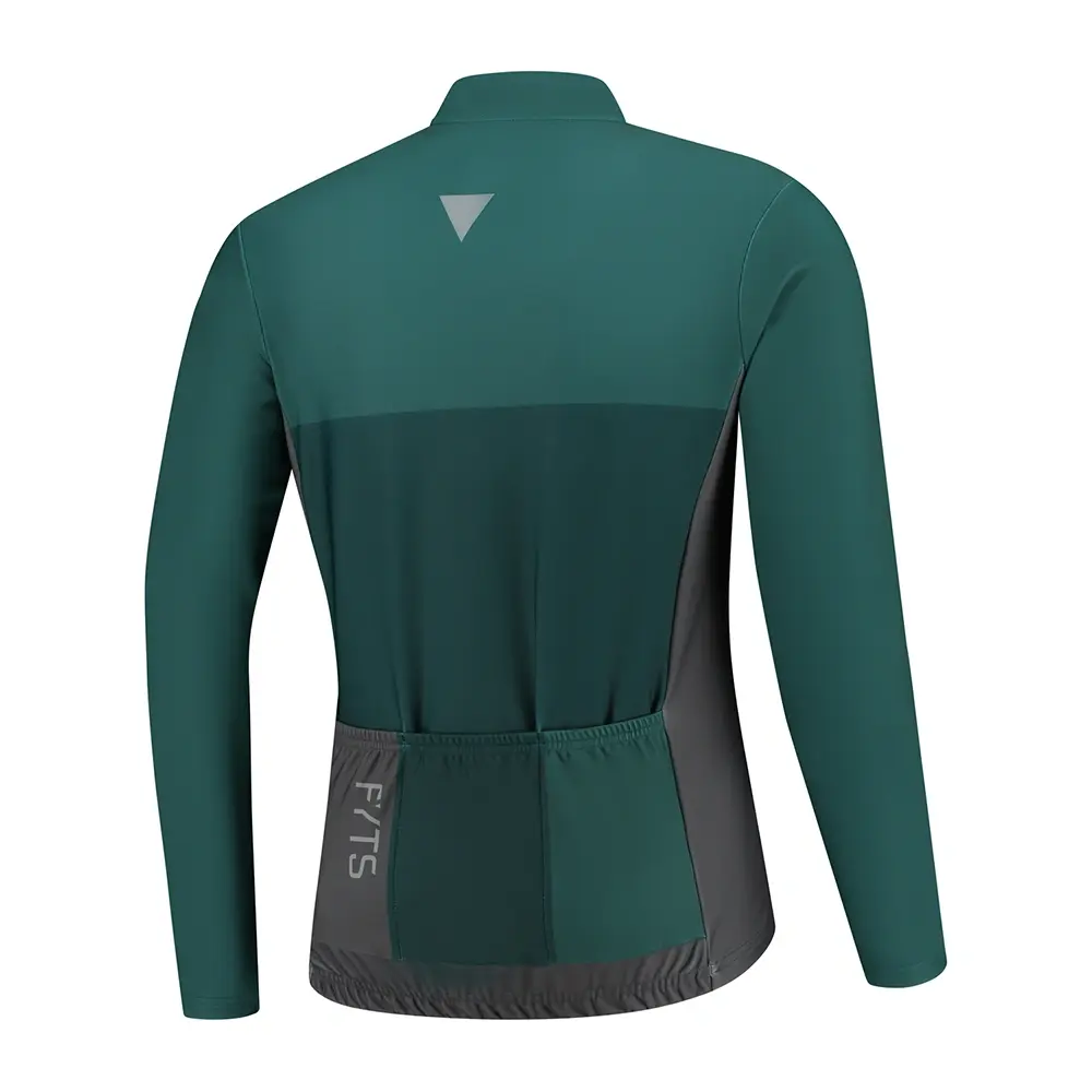 FYTS SNL Thermo Fietsshirt Lange Mouwen Groen Heren