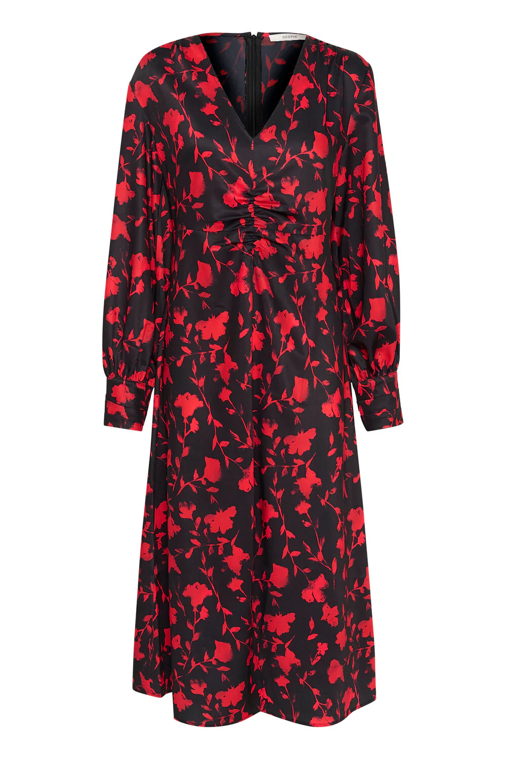 GESTUZ  Dilara P kjole - Red shadow flower