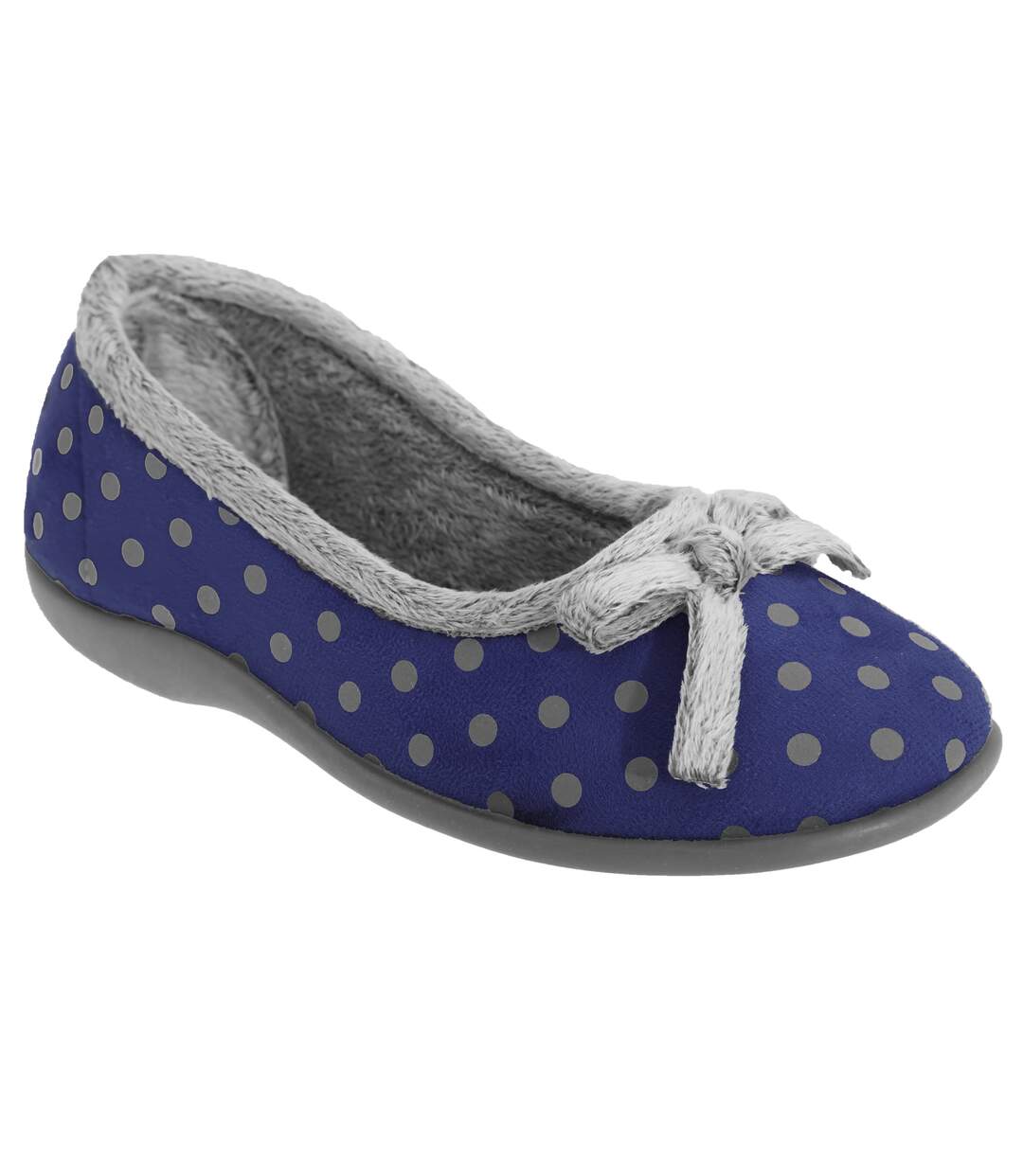 Sleepers Louise - Chausson à pois - Femme (Bleu marine) - UTDF1023