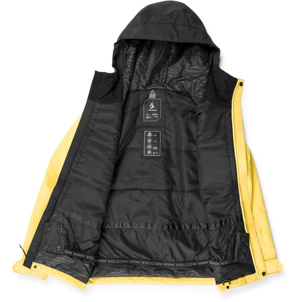 Veste de ski VOLCOM STONE.91 INS JACKET DARK YELLOW